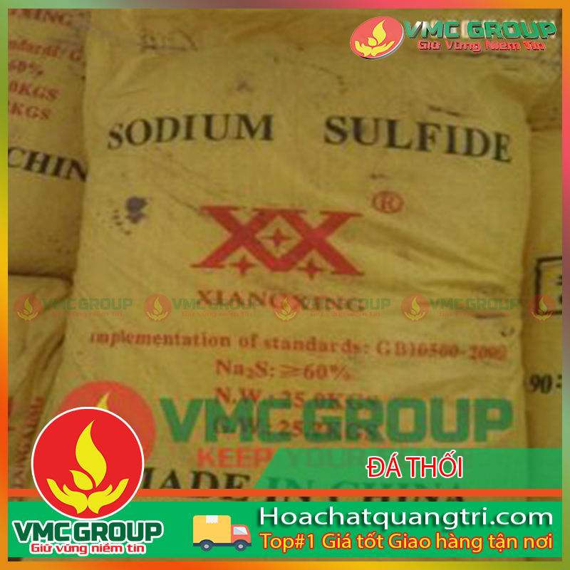 ĐÁ THỐI - NATRI SUNFUA - SODIUM SULPHIDE - NA2S 60% - HCQT