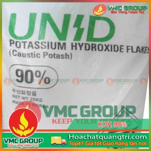HÓA CHẤT CÔNG NGHIỆP POTASSIUM HYDROXIDE – KOH 90% - HCQT