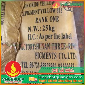 OXIT SẮT VÀNG, BỘT MẦU, FE2O3 - HCQT