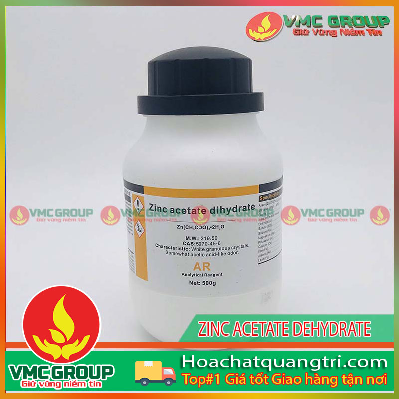 ZnC4H10O6 - ZINC ACETATE DEHYDRATE - HCVMQT