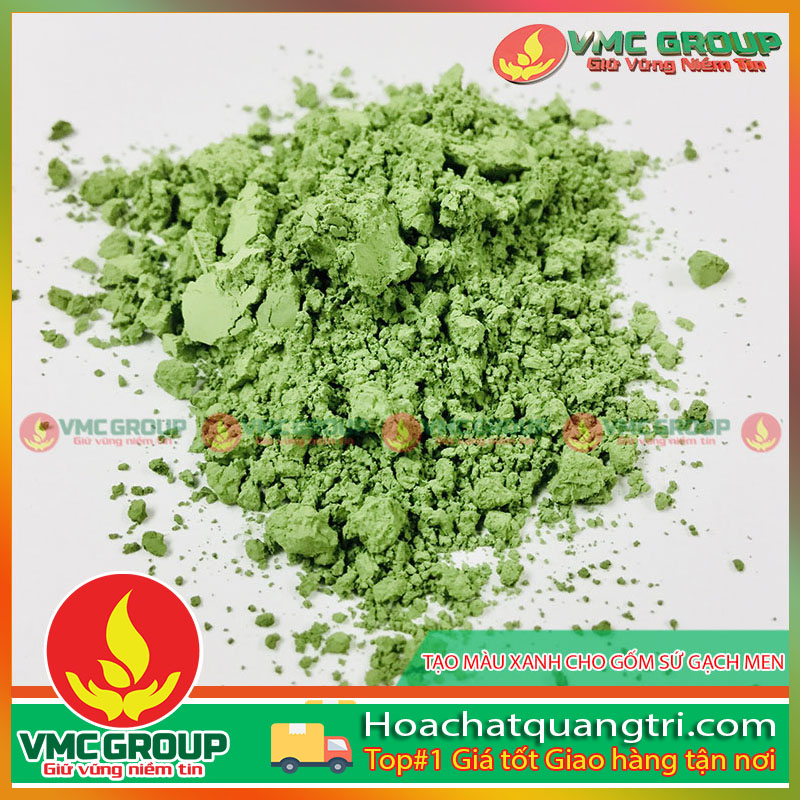 MÀU XANH LÁ GIÀ TẠO MÀU XANH CHO GỐM SỨ GẠCH MEN NHỰA CAO SU TP - HCVMQT