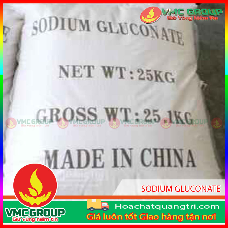 SODIUM GLUCONATE PHỤ GIA GIẢM NƯỚC C6H11O7Na - HCQT